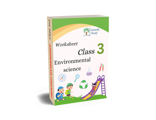 Printed Worksheet Class 3rd EVS (Environmental Science)