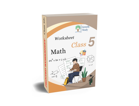 Printed Worksheet Class 5th Math