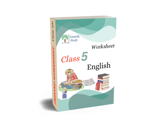 Printed Worksheet Class 5th English