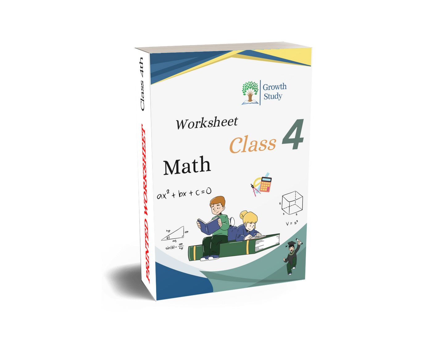 Printed Worksheet Class 4th Math