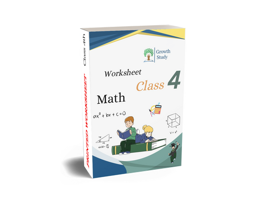 Printed Worksheet Class 4th Math