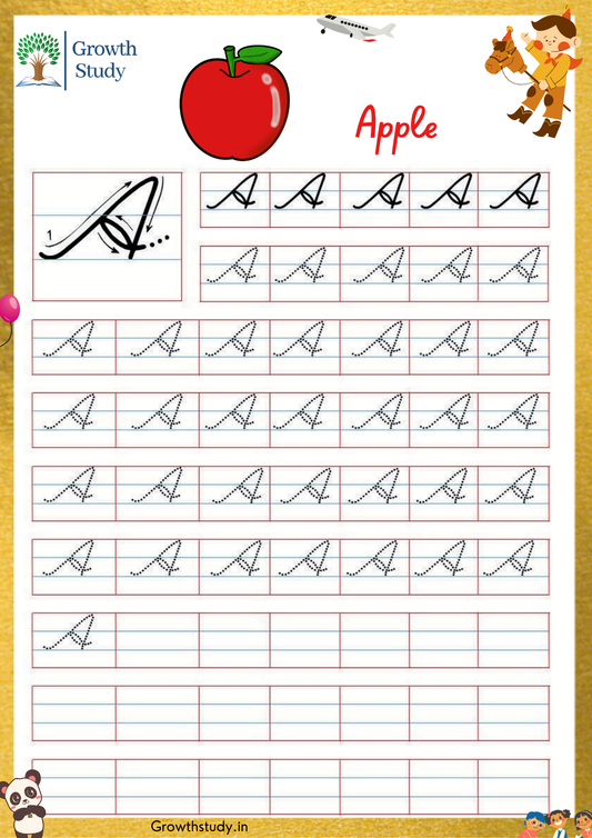 Cursive Handwriting practice worksheets
