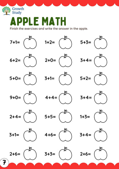 Mental Math Activity Printed Worksheets For Classes UKG, 1st, 2nd