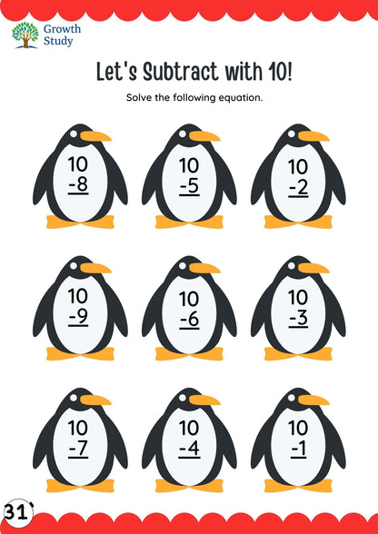Mental Math Activity Printed Worksheets For Classes UKG, 1st, 2nd