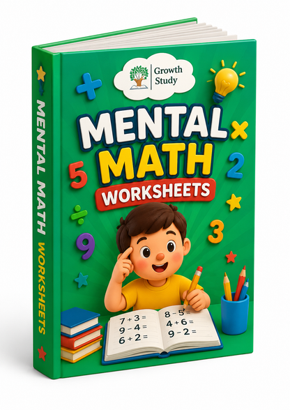 Mental Math Activity Printed Worksheets For Classes UKG, 1st, 2nd