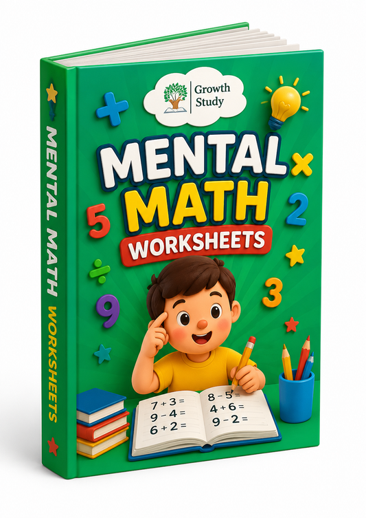 Mental Math Hardcopy Printed Worksheets