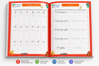 Cursive Handwriting Practice 3 Books Combo
