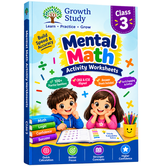 Mental Math Activity Worksheets for Class 3